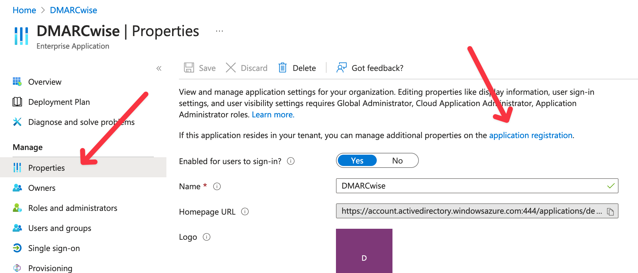 Microsoft Entra ID SAML configuration