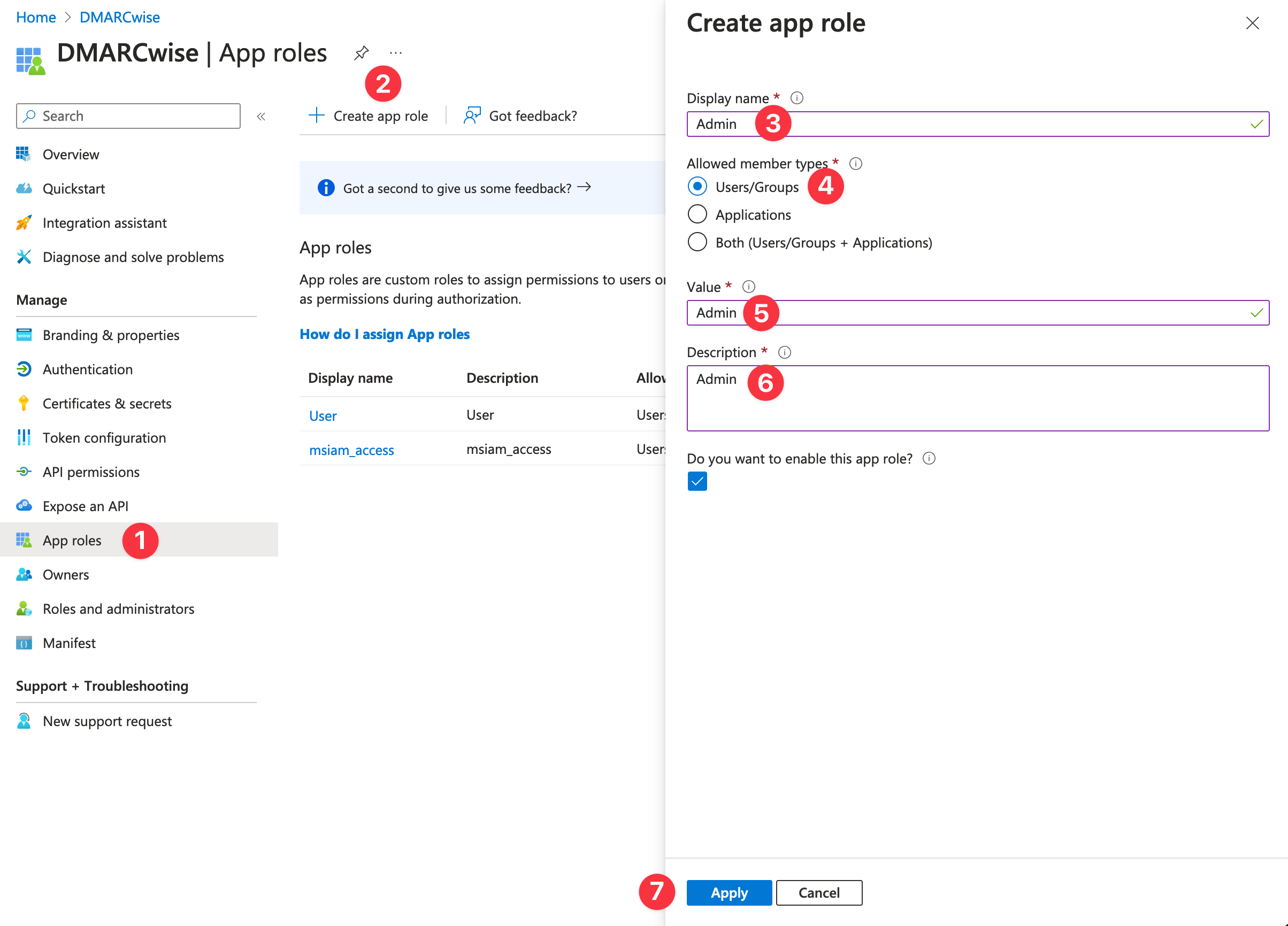 Microsoft Entra ID SAML configuration